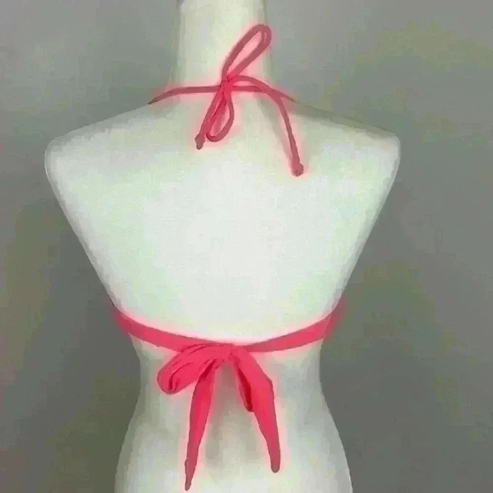 American Eagle Neon Pink Bikini Top Size XS